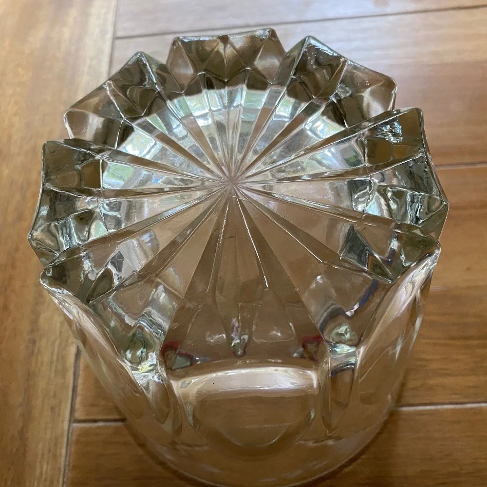 Princess House Crystal Ice Bucket / Bowl Heritage Vintage